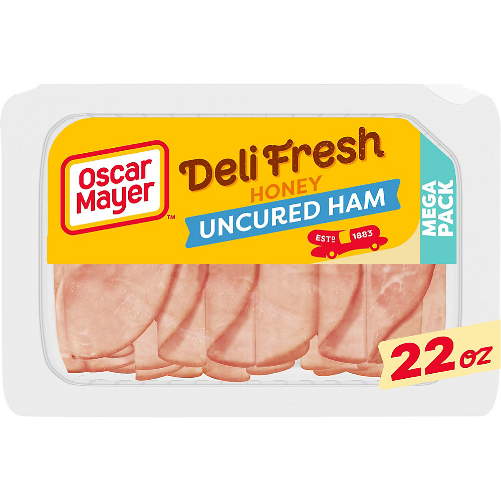 Calories in Oscar Mayer Deli Fresh Uncured Honey Ham Mega Pack, 22 oz