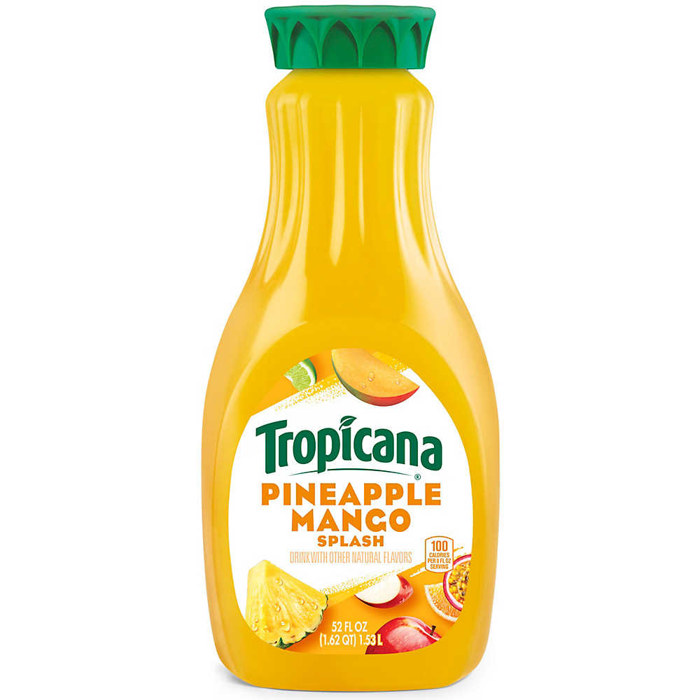 Calories in Tropicana Pineapple Mango with Lime Drink, 52 oz