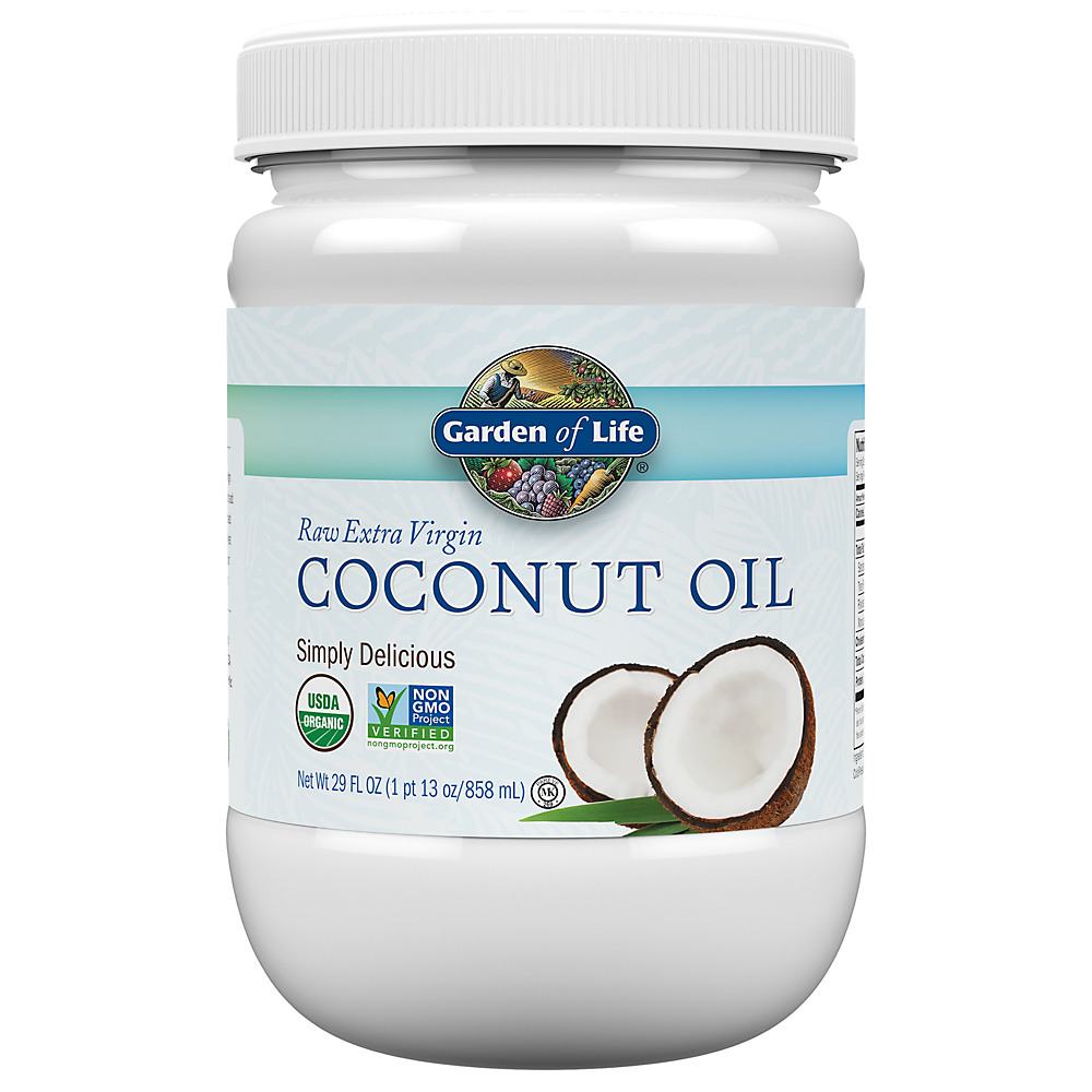 Calories in Garden of Life Raw Extra Virgin Coconut Oil, 29 oz