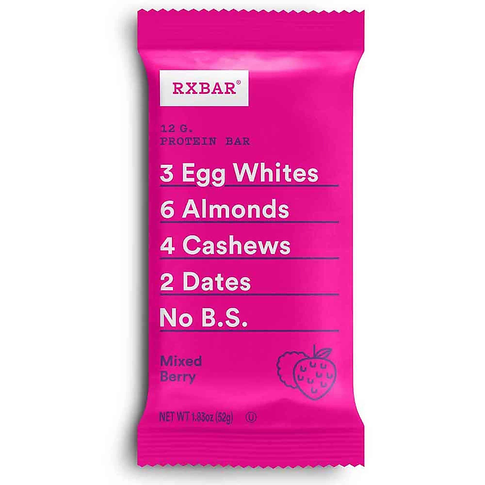 Calories in RXBar Mixed Berry Protein Bar, 1.83 oz