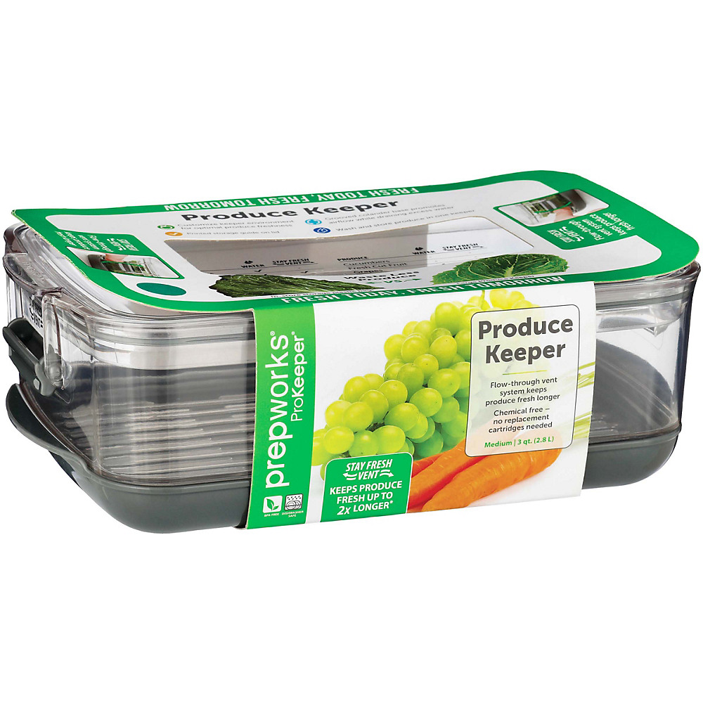 Pack of 2 Progressive Prepworks Onion Keeper Airtight Storage Container 