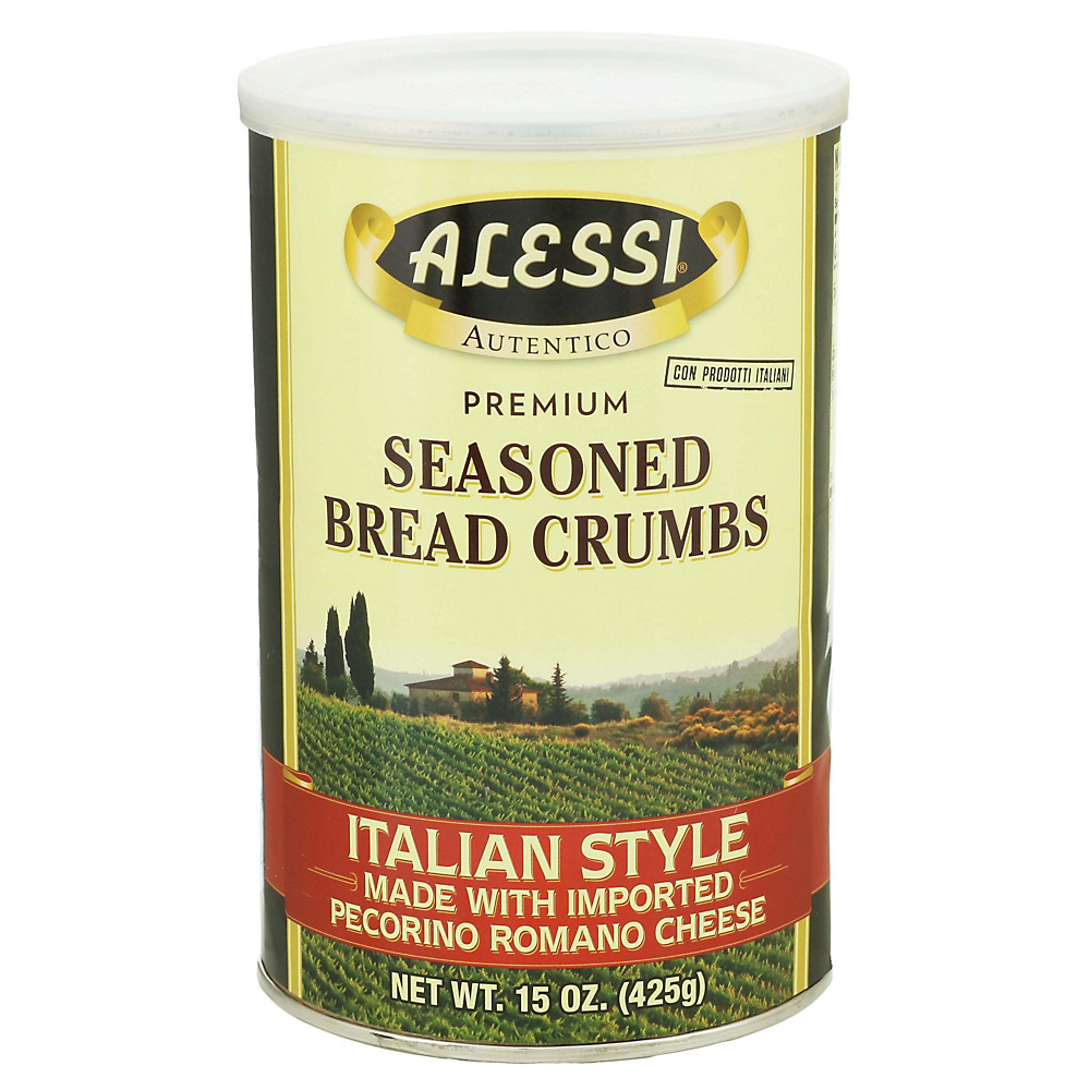 Calories in Alessi Bread Crumbs Italian, 15 oz