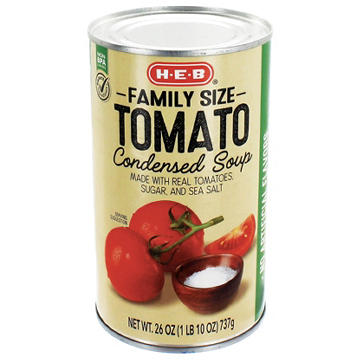 H-E-B Tomato Condensed Soup - Family Size, 26 oz
