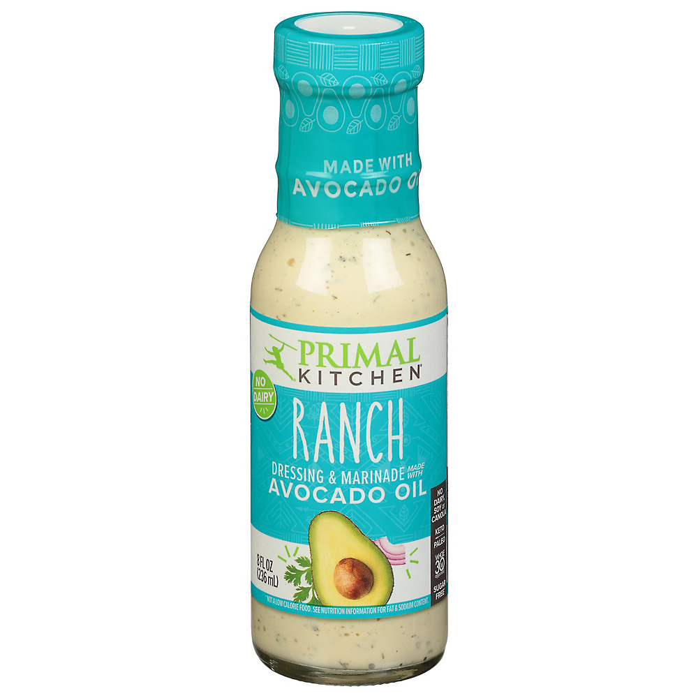 Calories in Primal Kitchen Ranch Dressing With Avocado Oil, 8 oz