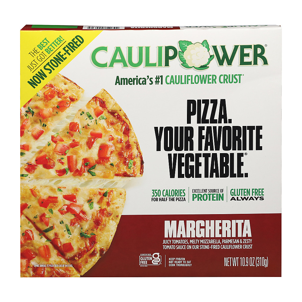 Calories in Caulipower Margherita Cauliflower Pizza , 10.9 oz