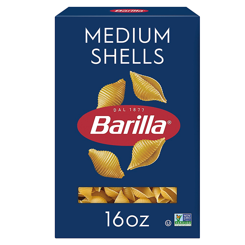 Calories in Barilla Medium Shells, 16 oz