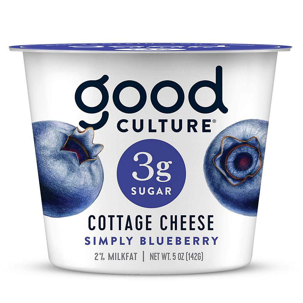 Calories in Good Culture 3G Sugar Blueberry Cottage Cheese, 5 oz
