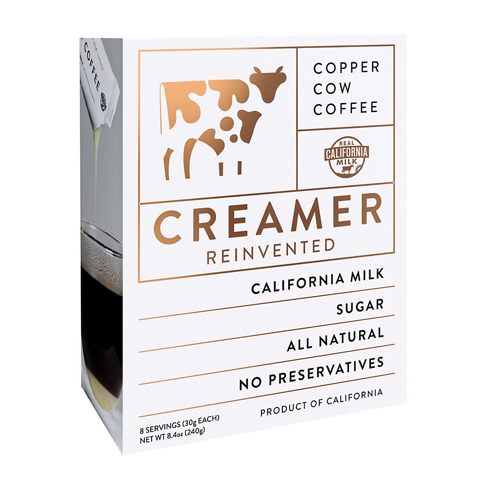 Calories in Copper Cow Coffee Sweetened Condensed Milk, 8 ct