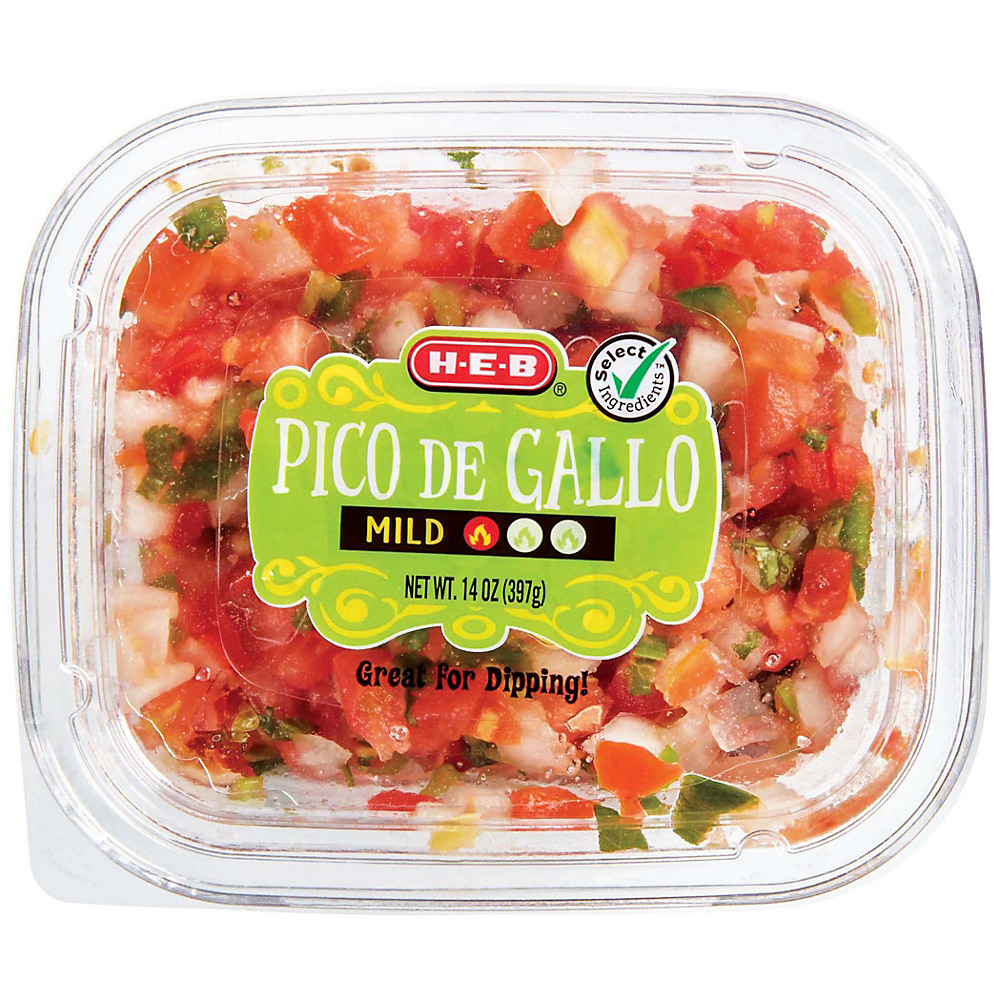 Calories in H-E-B Select Ingredients Mild Pico de Gallo, 14 oz