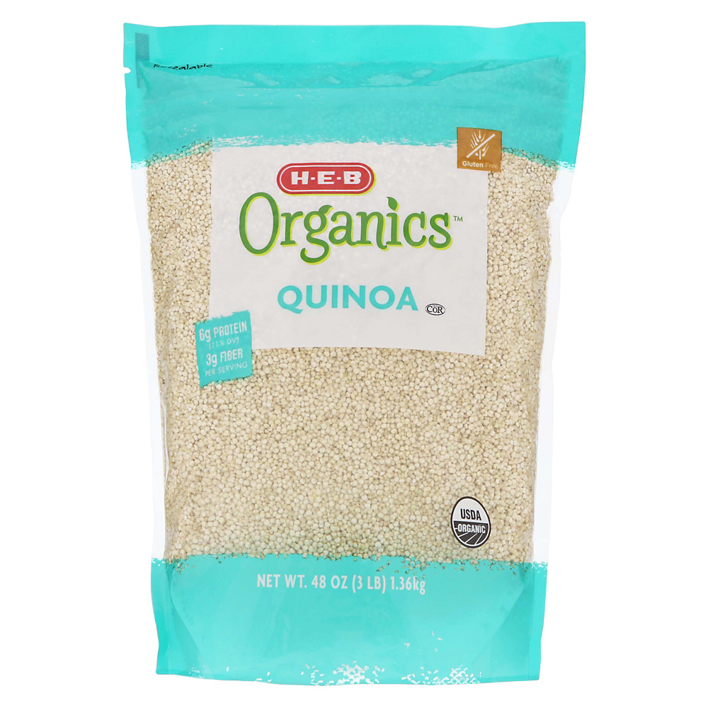 Calories in H-E-B Organics Quinoa, 3 lb