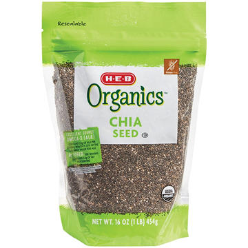 H-E-B Organics Chia Seeds, 1 lb