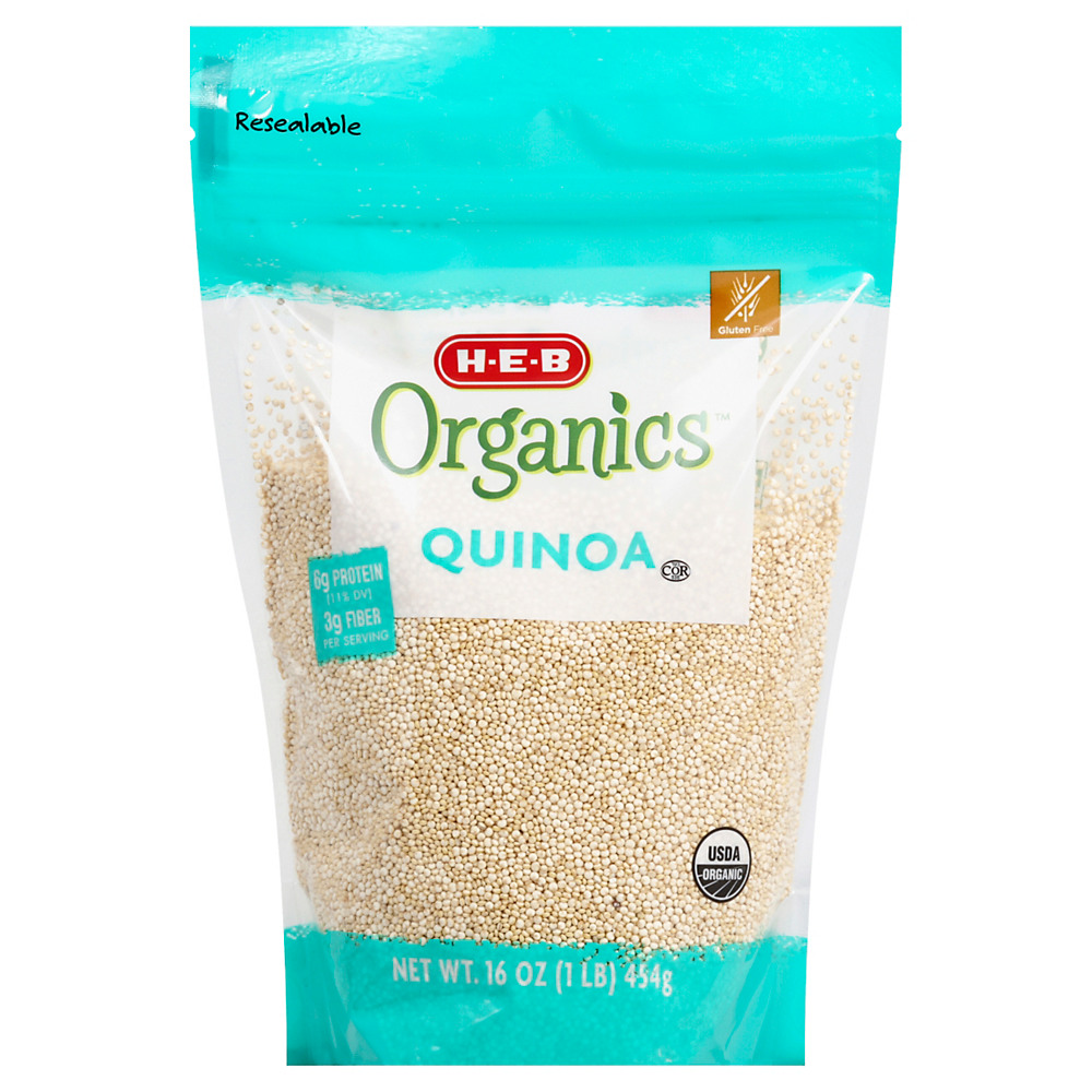 Calories in H-E-B Organics Quinoa, 1 lb