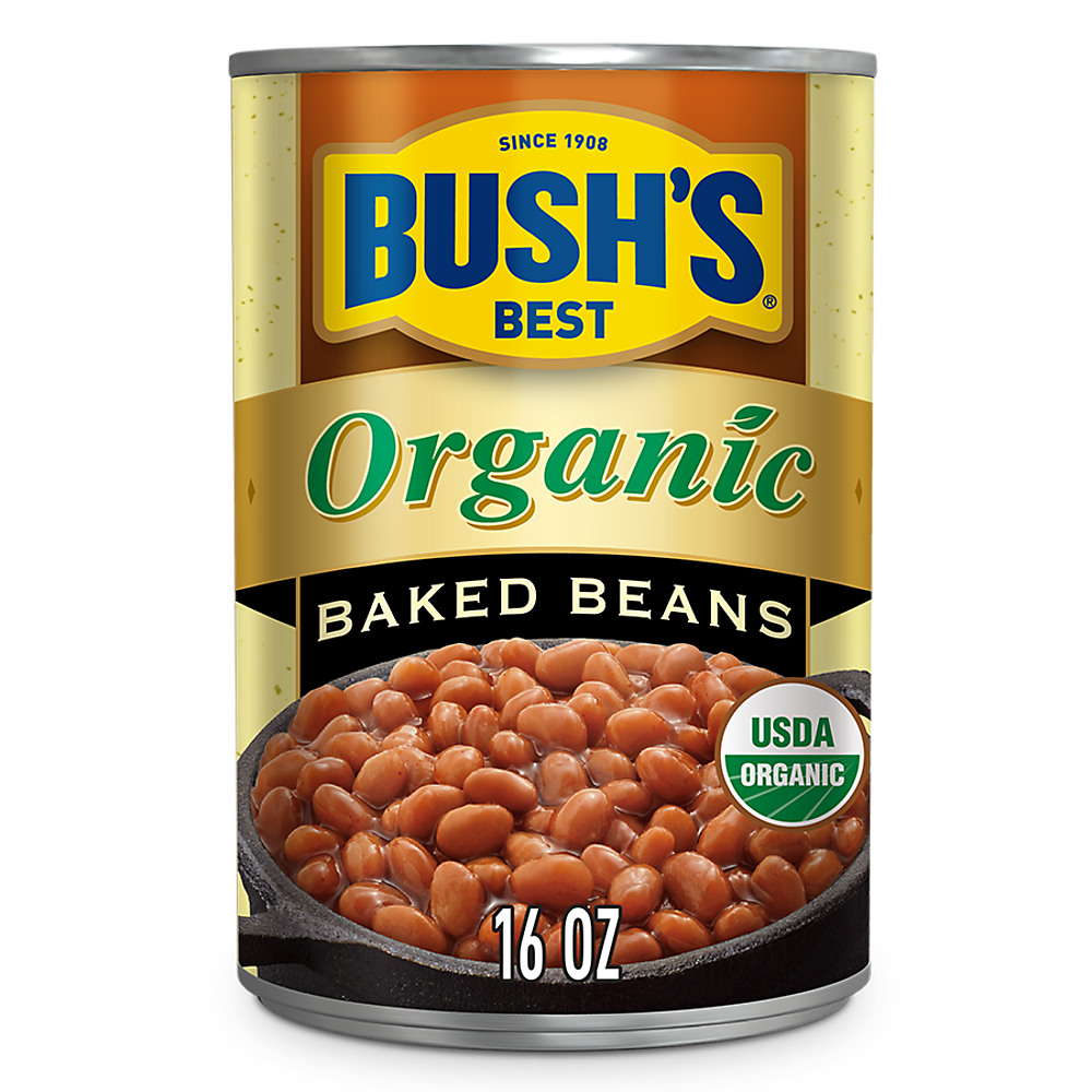 Calories in Bush's Best Organic Baked Beans, 16 oz