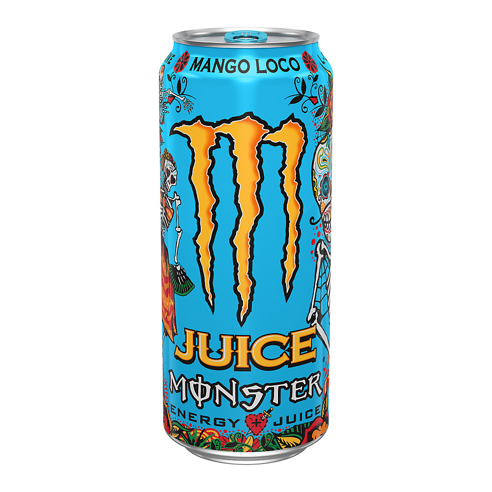 Calories in Monster Energy Juice Monster Mango Loco, Energy + Juice, 16 oz