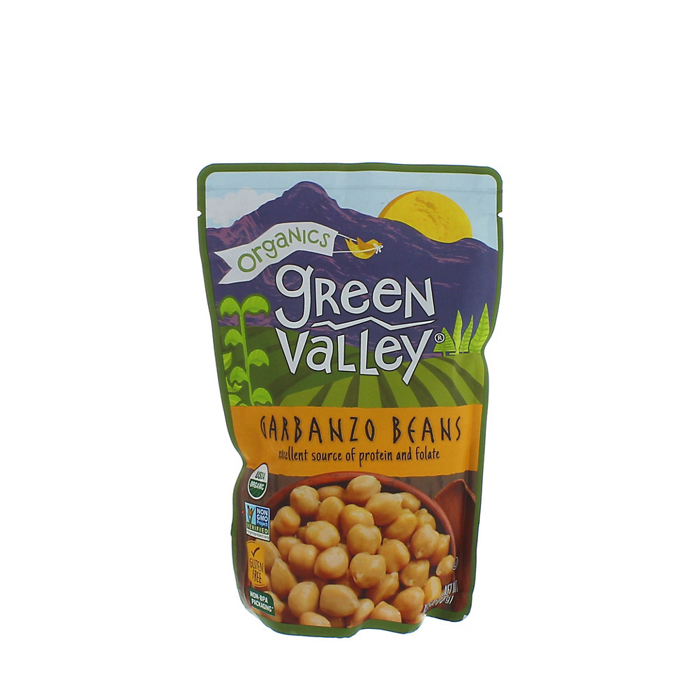 Calories in Green Valley Organics Garbanzo Beans, 15.5 oz
