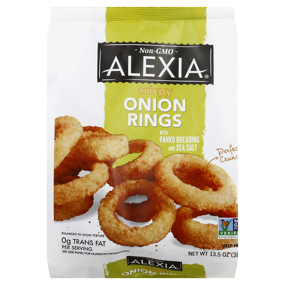 Calories in Alexia Crispy Onion Rings with Panko & Sea Salt, 13.5 oz