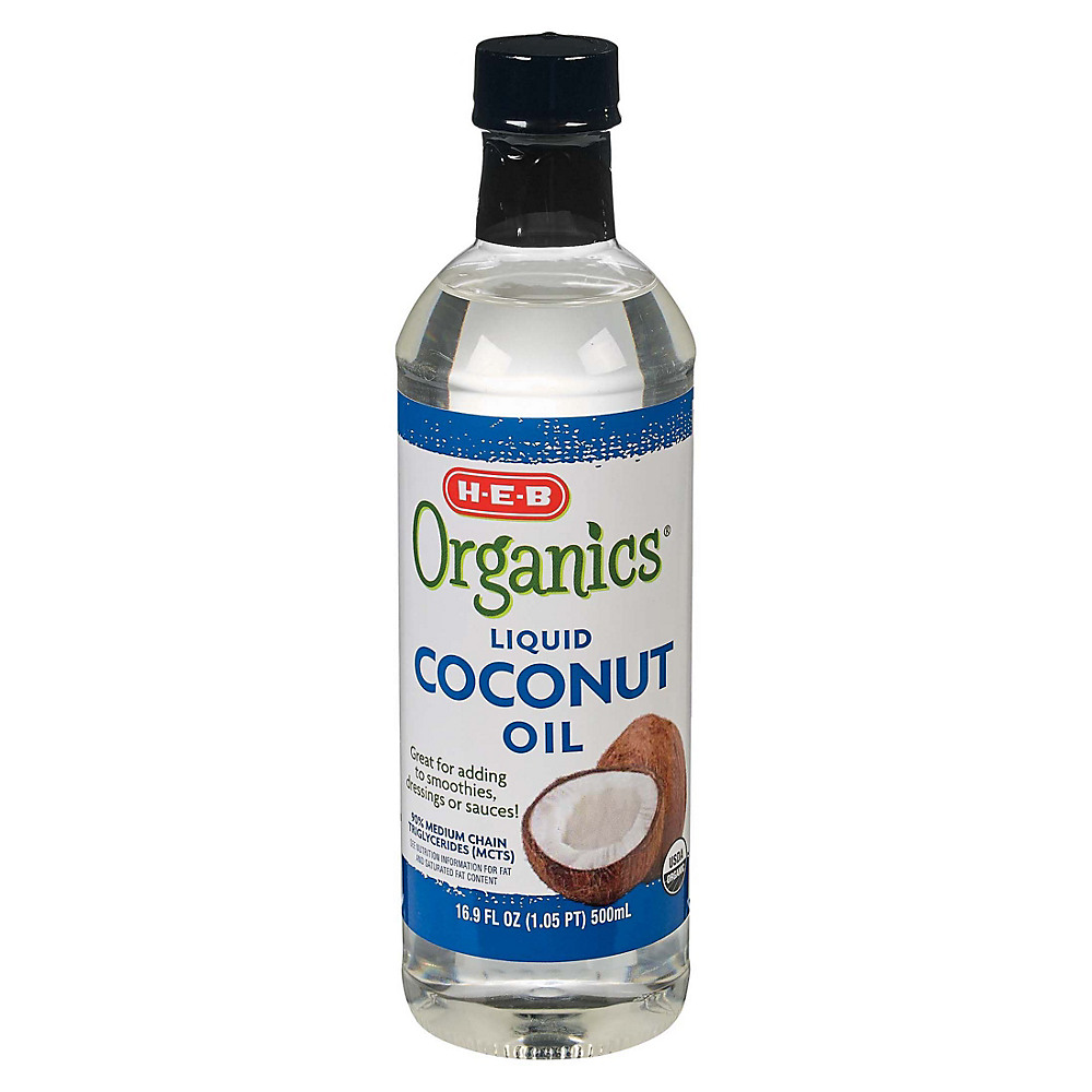 Calories in H-E-B Organics Liquid Coconut Oil, 16.9 oz