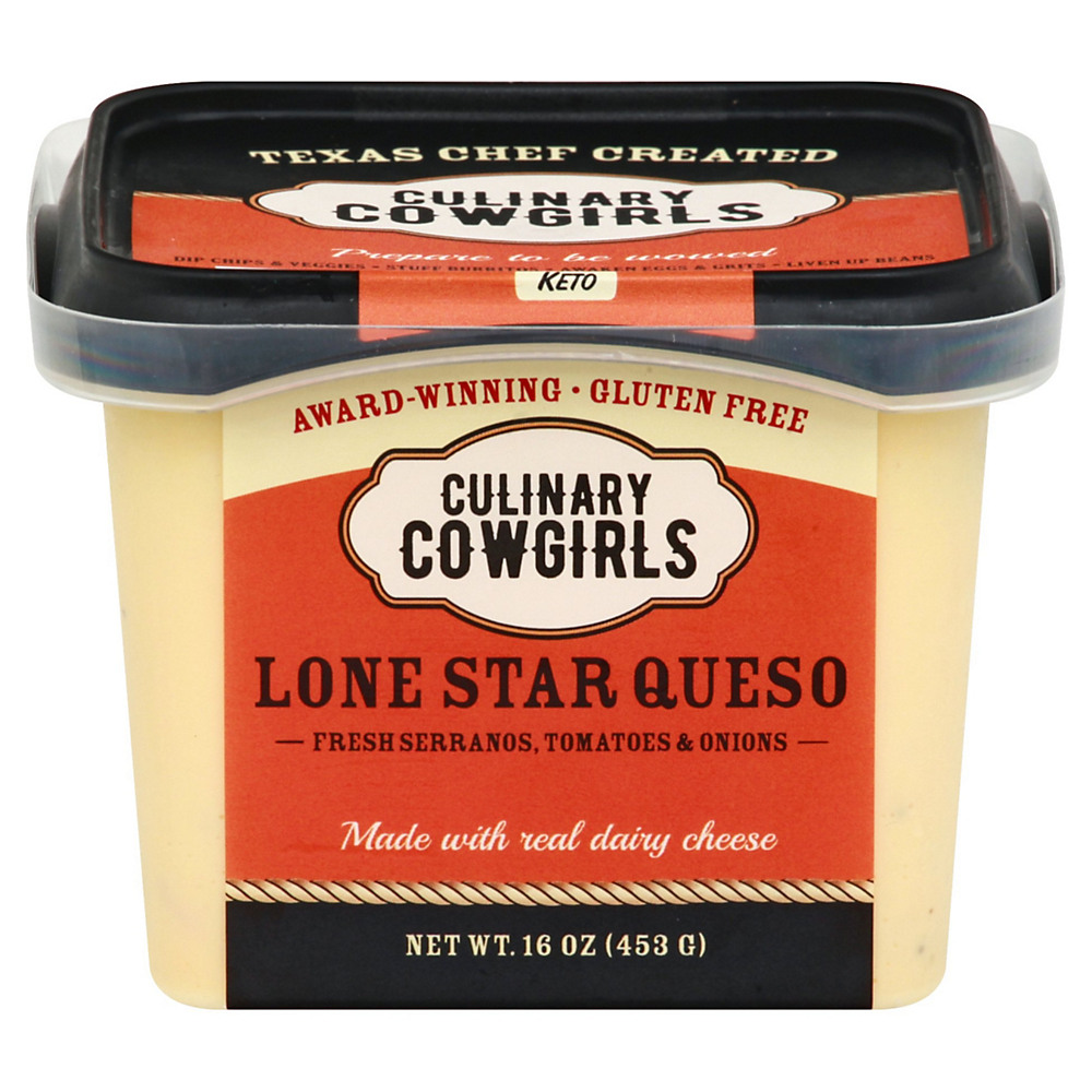 Calories in Culinary Cowgirls Lone Star Queso Dip, 16 oz