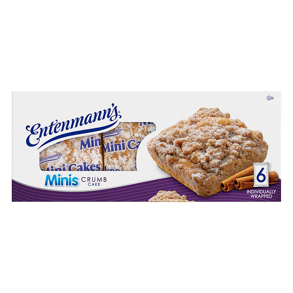 Calories in Entenmann's Minis Crumb Cake, 6 ct