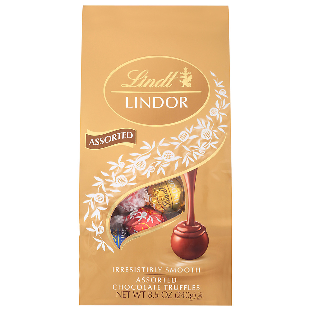 Calories in Lindt Lindor Assorted Chocolate Truffles, 8.50 oz