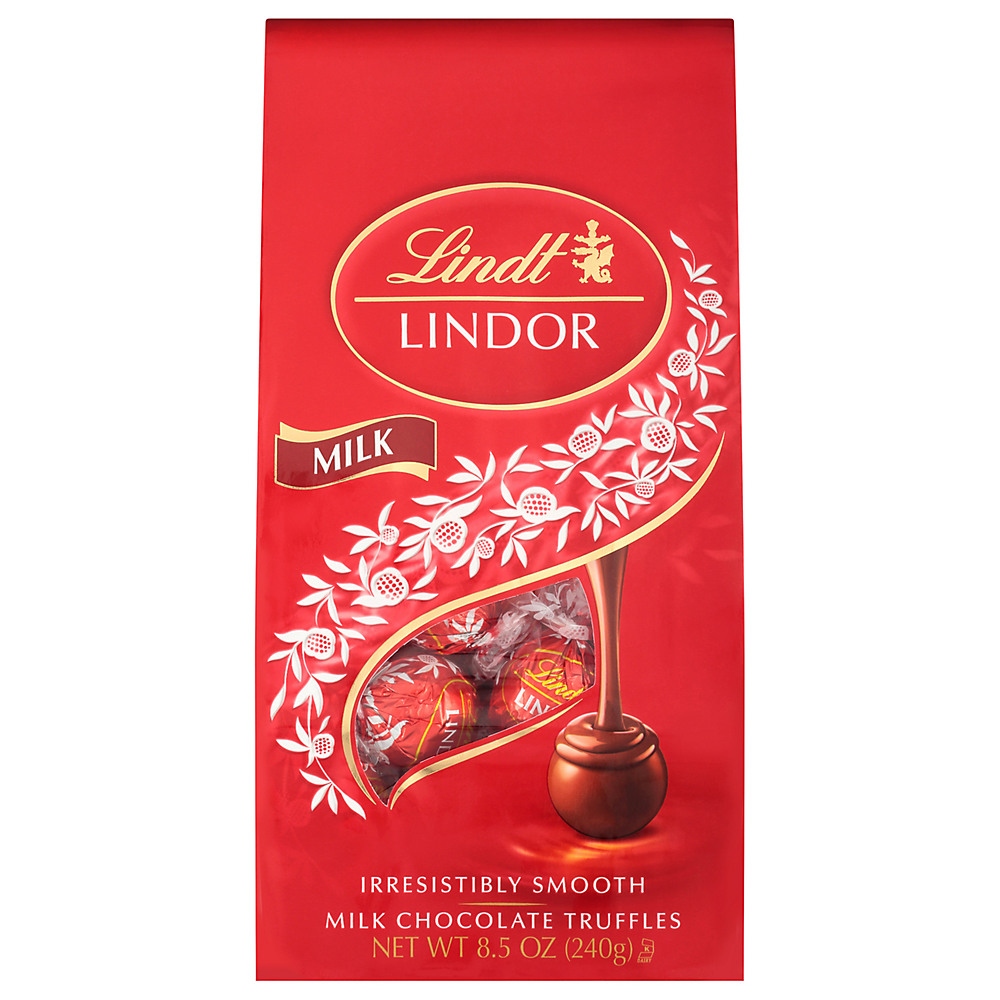 Calories in Lindt Lindor Milk Chocolate Truffle Bag, 8.5 oz