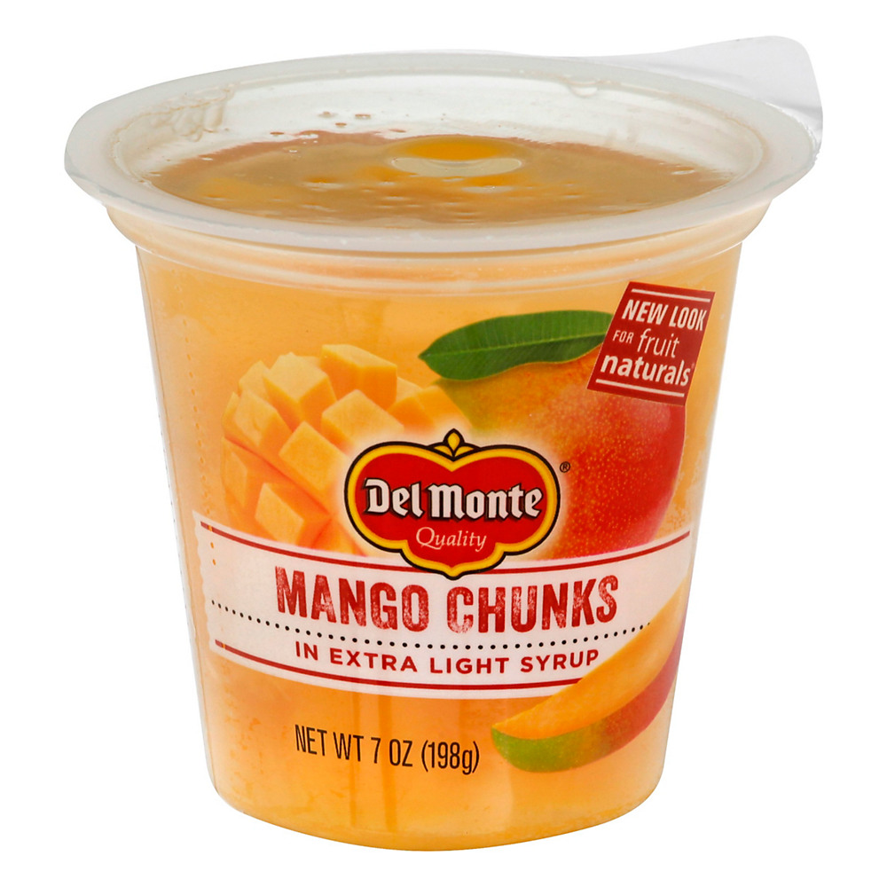 Calories in Del Monte Fruit Naturals Mango Chunks in Extra Light Syrup, 7 oz