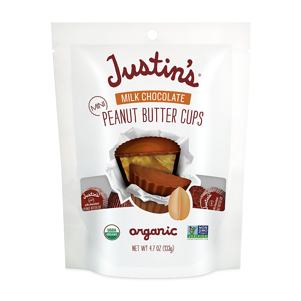 Calories in Justin's Milk Chocolate Mini Peanut Butter Cups, 4.7 oz