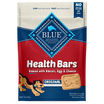 Blue Buffalo Health Bars Dog Treats - Bacon Egg & Cheese, 16 oz
