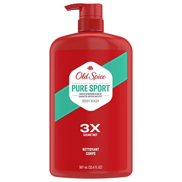 Old Spice Body Wash - Pure Sport Scent, 33.4 oz