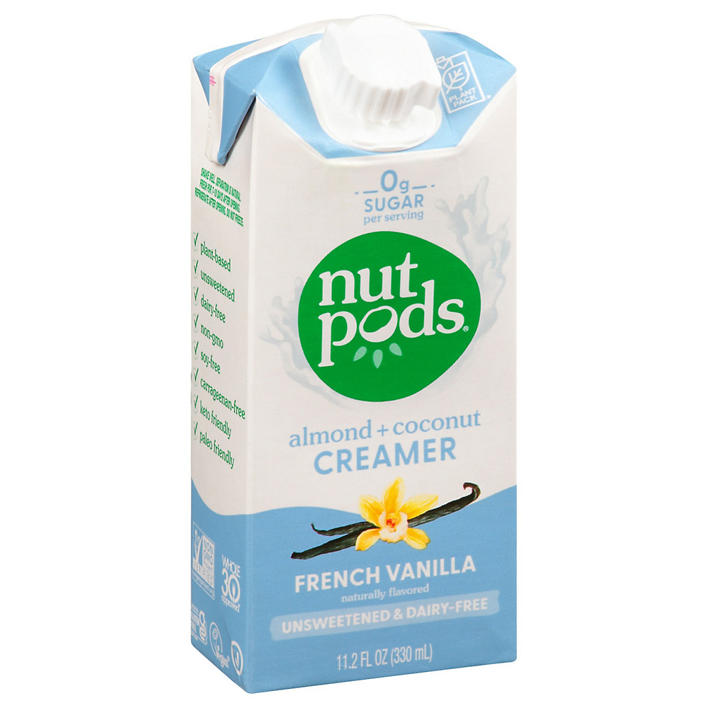 Calories in Nutpods Dairy Free French Vanilla Liquid Coffee Creamer, 11.2 oz