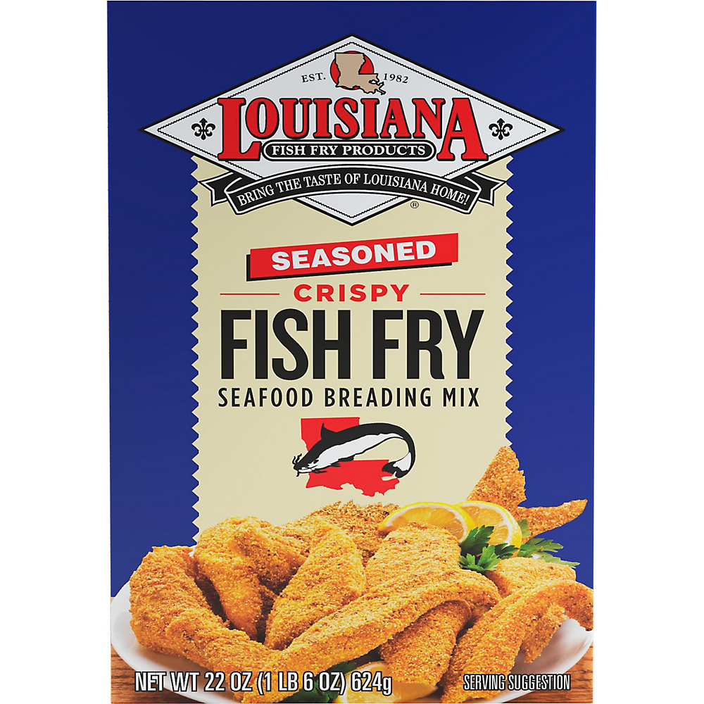 Calories in Louisiana Fish Fry Products Seasoned Fish Fry, 22 oz