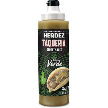 Herdez Original Verde Taqueria Street Taco Sauce, 9 oz