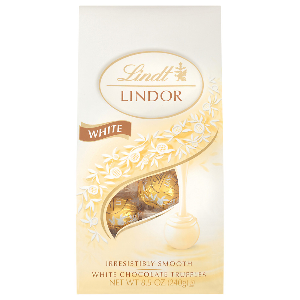 Calories in Lindt Lindt White Chocolate Truffles, 8.50 oz