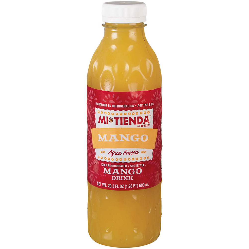 Calories in Mi Tienda Aguas Frescas Mango, 20.3 oz