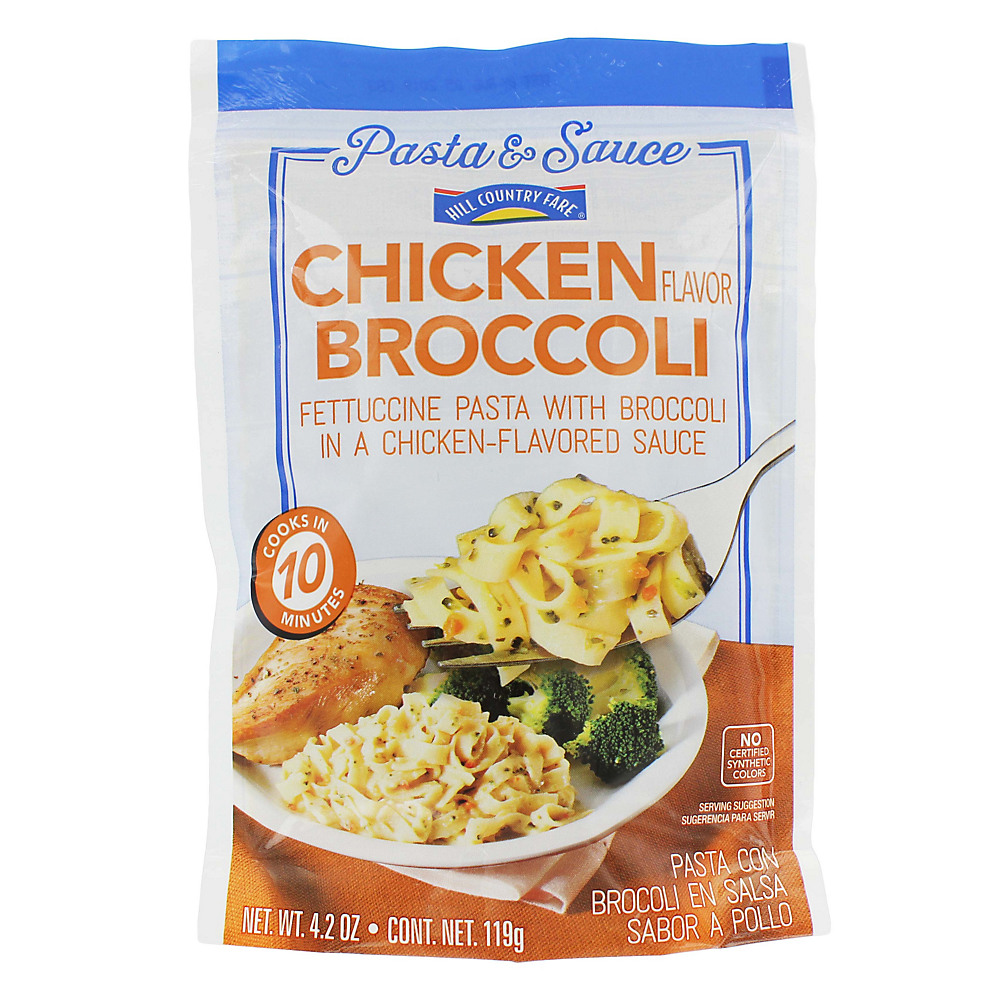 Calories in Hill Country Fare Chicken Broccoli Fettuccine, 4.2 oz