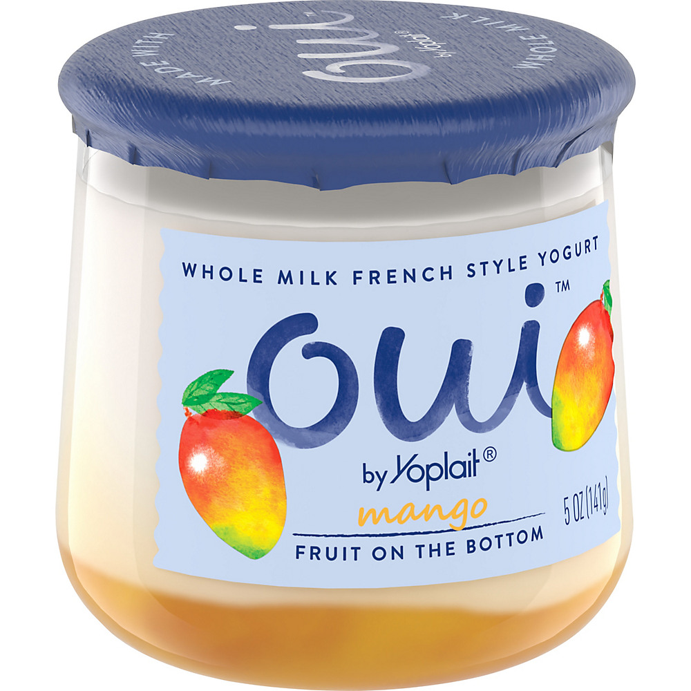 Calories in Yoplait Oui Mango French Style Yogurt, 5 oz