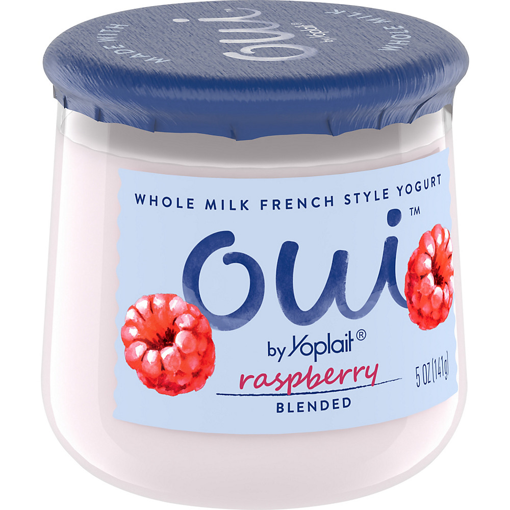 Calories in Yoplait Oui Raspberry French Style Yogurt, 5 oz