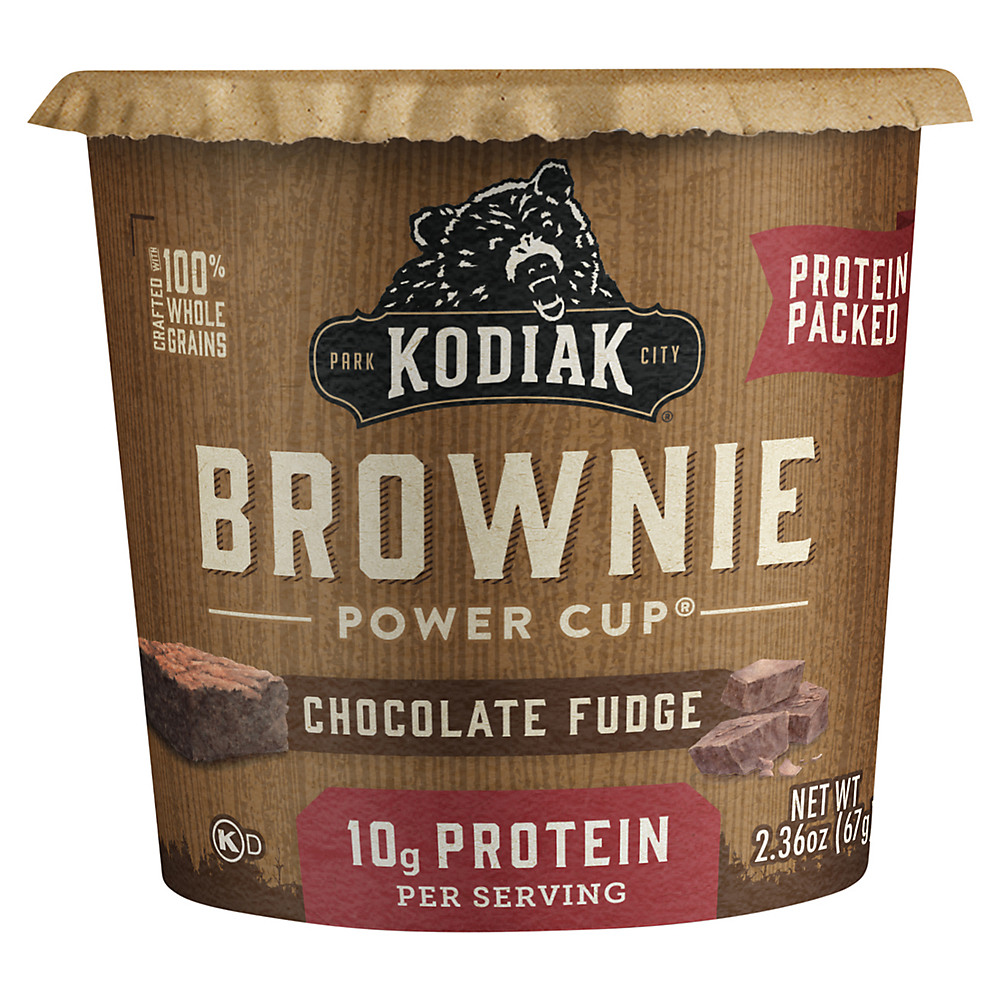 Calories in Kodiak Cakes Chocolate Fudge Brownie in a Cup, 2.36 oz
