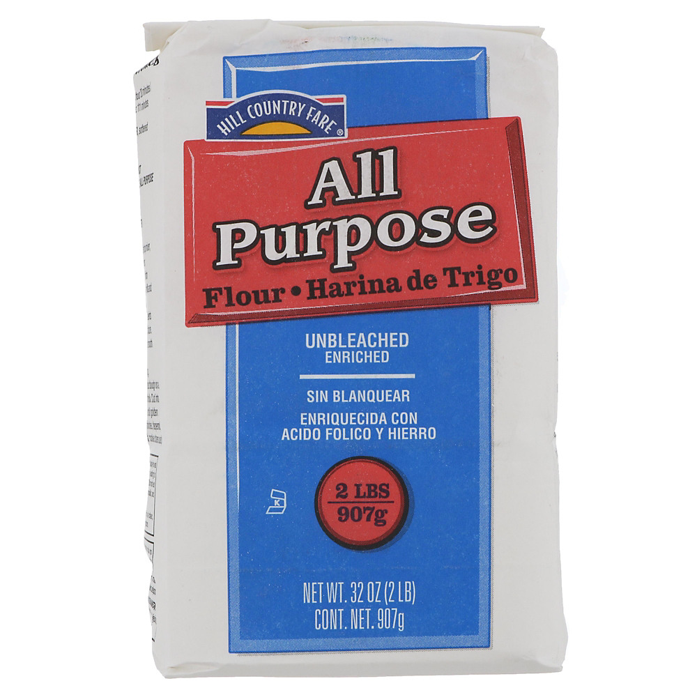 Calories in Hill Country Fare All Purpose Unbleached Flour, 2 lb