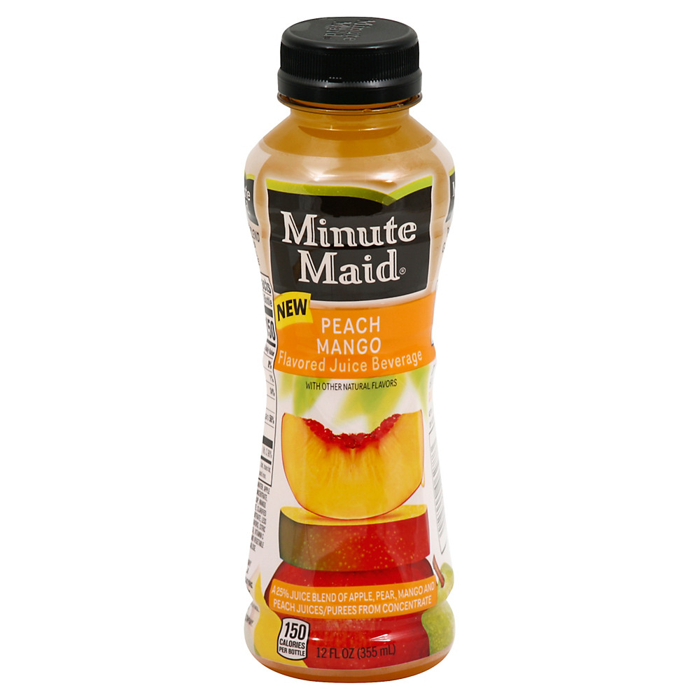 Calories in Minute Maid Peach Mango Juice, 12 oz