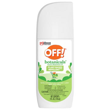 OFF! Botanicals Insect Plant-Based Repellent IV Spray, 4 oz