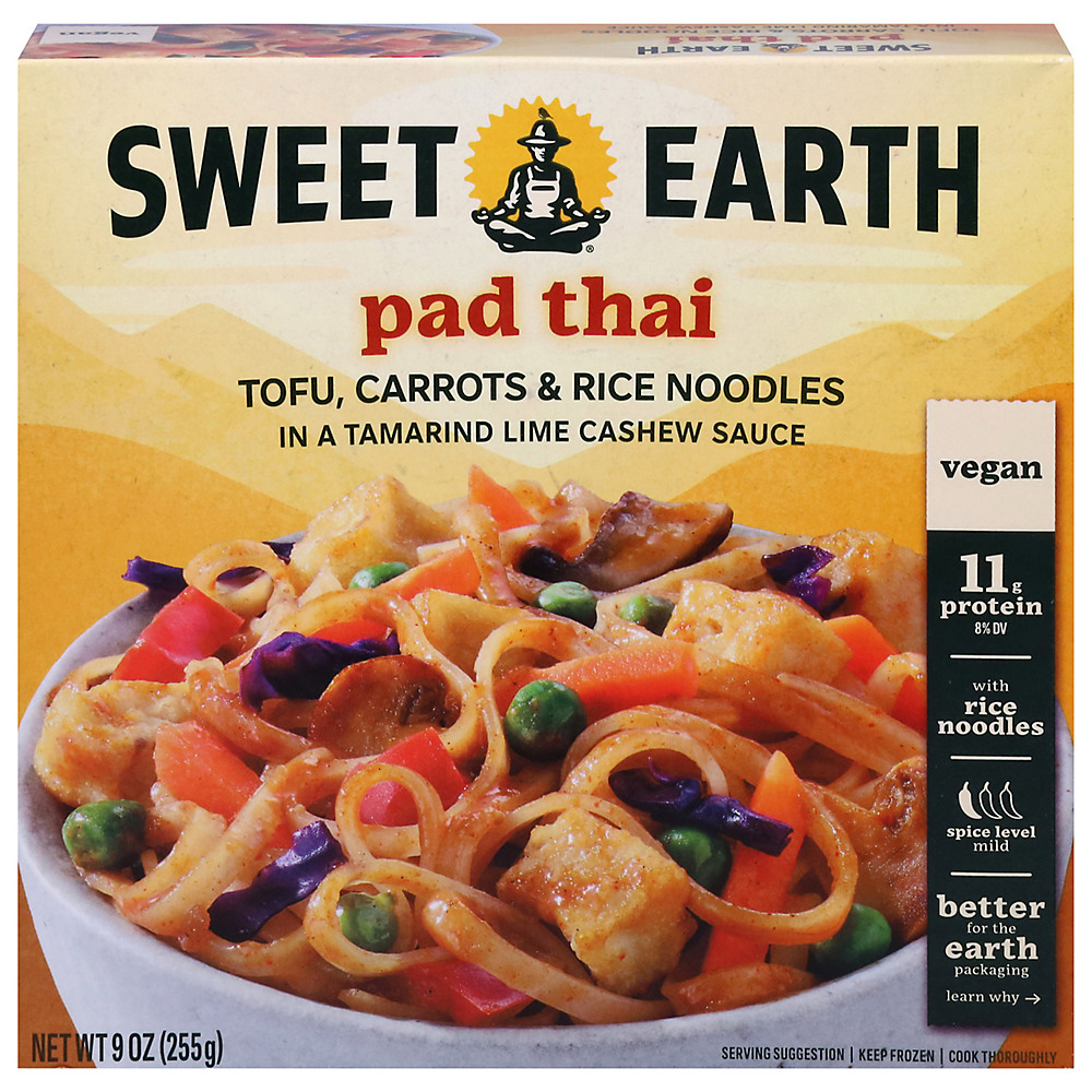 Calories in Sweet Earth Pad Thai, 9 oz
