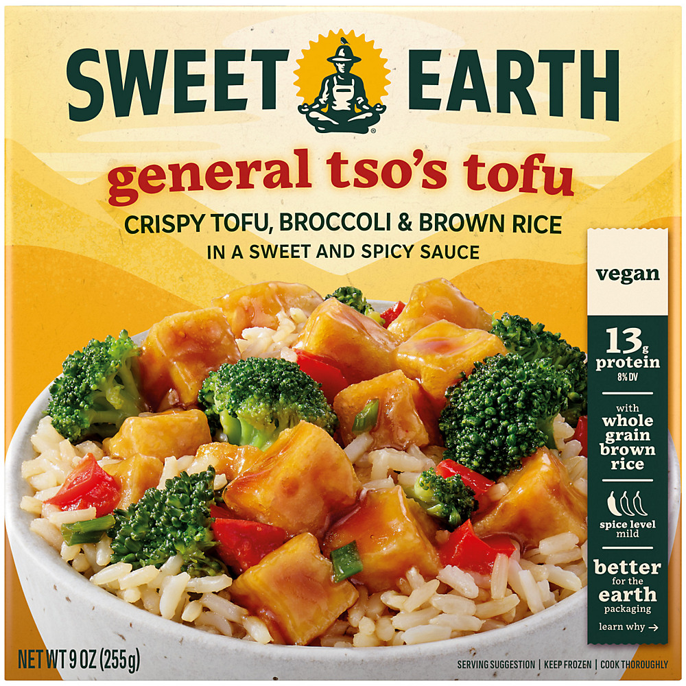 Calories in Sweet Earth General Tso's Tofu, 9 oz