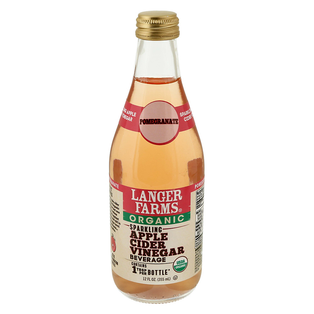 Calories in Langers Organic Pomegranate Apple Cider Vinegar, 12 oz