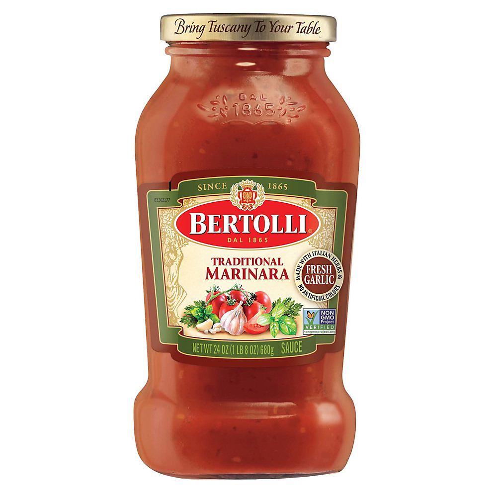 Calories in Bertolli Traditional Marinara Italian Herbs and Fresh Garlic Sauce, 24 oz