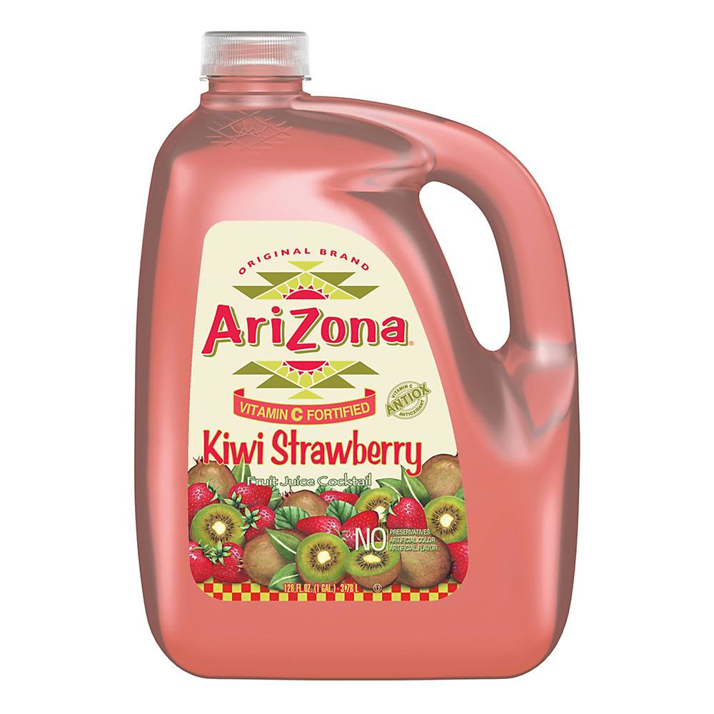 Calories in Arizona Kiwi Strawberry Fruit Juice Cocktail, 128 oz
