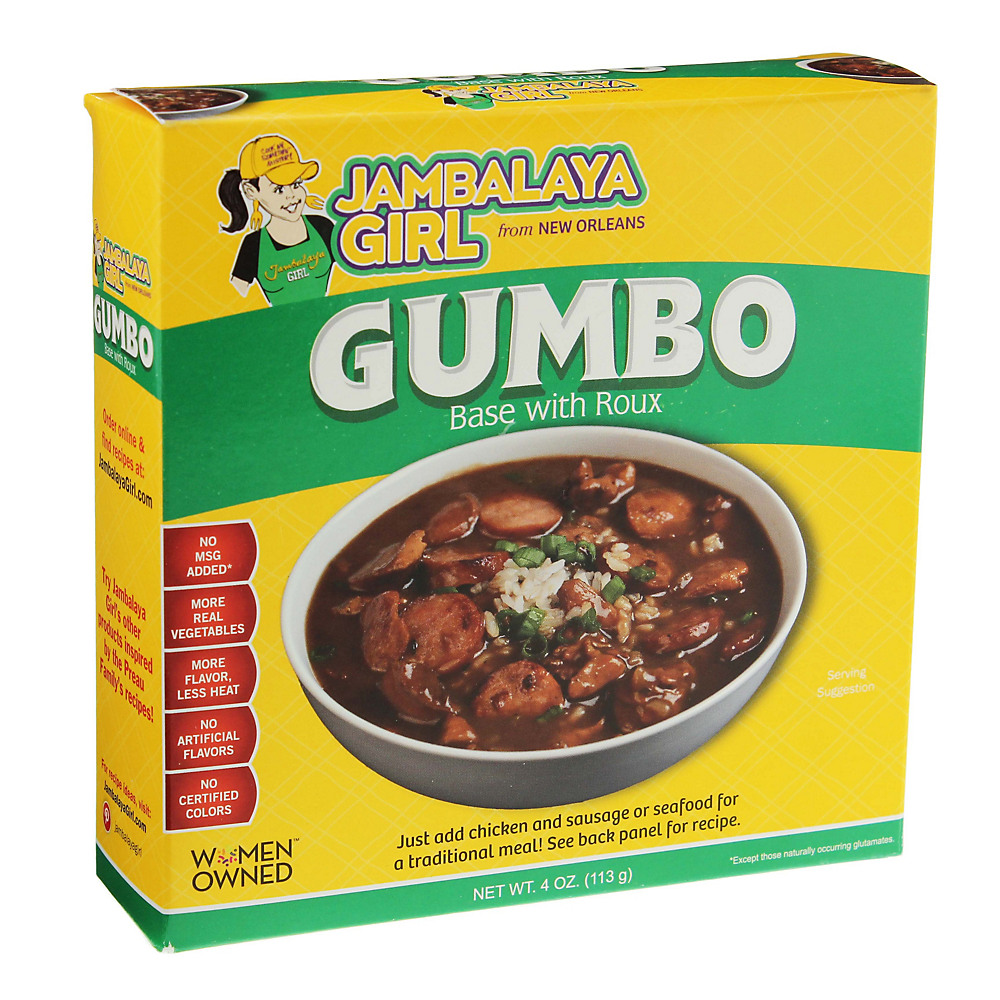 Calories in Jambalaya Girl Gumbo Base with Roux, 4 oz