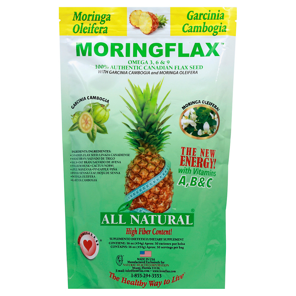Calories in Moringflax Canadian Flax Seed, 16 oz
