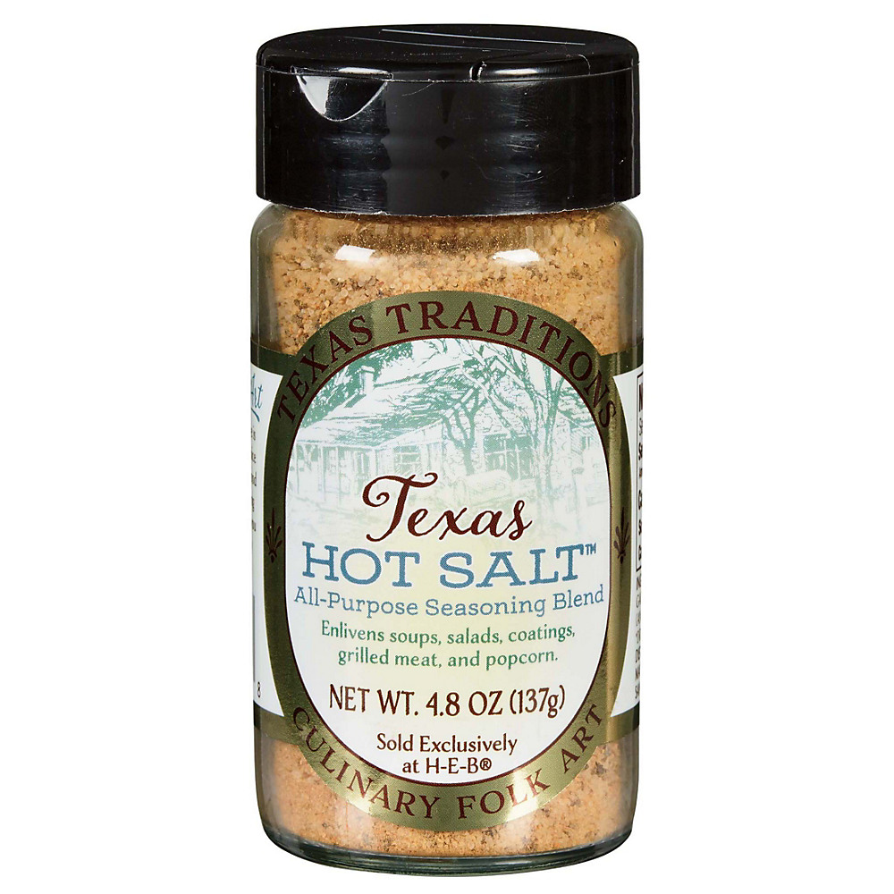 Calories in Texas Traditions Texas Hot Salt, 4.8 oz
