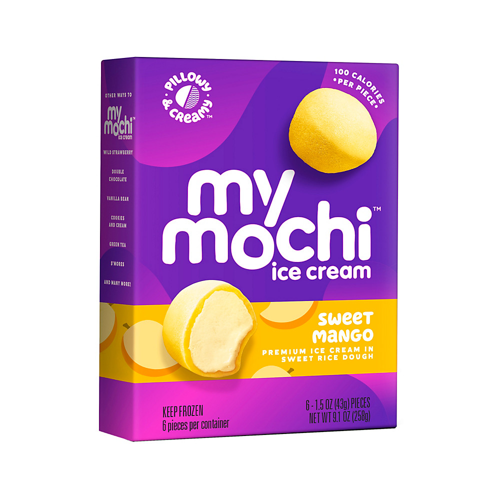 Calories in My/Mochi Sweet Mango Mochi Ice Cream, 6 ct